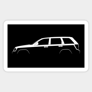 Jeep Grand Cherokee SRT8 (WK) Silhouette Sticker